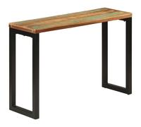 vidaXL Tavolo Consolle 110x35x75 cm in Legno Massello di Recupero
