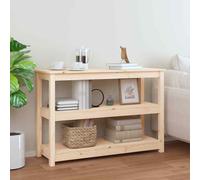 vidaXL Tavolo Consolle 110x40x74 cm in Legno Massello di Pino