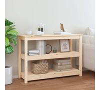 Tavolo consolle 110x40x74 cm in legno massello di pino