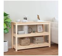 Tavolo consolle 110x40x74 cm in legno massello di pino