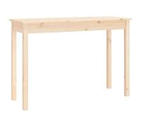 vidaXL Tavolo Consolle 110x40x75 cm in Legno Massello di Pino