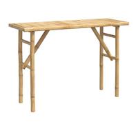 vidaXL Tavolo Consolle 115x39x75 come in Bambù