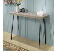 vidaXL Tavolo Consolle 90x30x71,5 cm Grigio