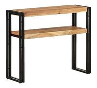 vidaXL Tavolo Consolle 90x30x75 cm in Legno Massello di Acacia