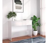 VIDAXL - Tavolo Consolle Bianco 100x35x76,5 cm in Truciolato
