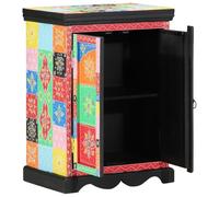vidaXL console/divano/tavolo corridoio - legno - multicolore - patchwork decorativo - ingresso/soggiorno
