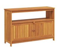 vidaXL Tavolo Consolle da Giardino 110x35x75 cm Legno Massello Acacia