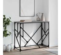vidaXL Tavolo Consolle Grigio Sonoma 100x40x80 cm in Legno Multistrato