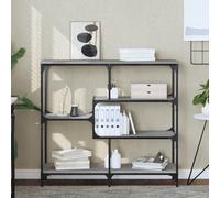 Tavolo consolle grigio Sonoma 103x32x95 cm materiale a base di legno