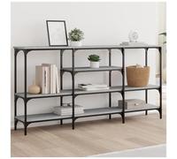 VIDAXL - Tavolo Consolle Grigio Sonoma 160x29x80 Cm In Legno Multistrato