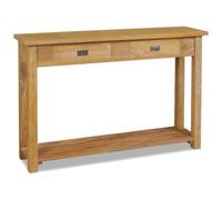 VIDAXL - Tavolo Consolle In Legno Massello Di Teak 120x30x80 Cm