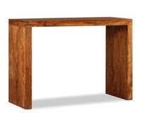 VIDAXL - Tavolo Consolle in Legno Massello Finitura Miele 110x40x76 cm
