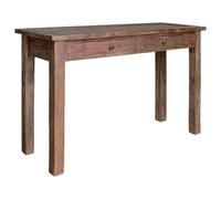 vidaXL Tavolo Consolle Legno Massello Recuperato 123x42x75 cm Tavolino Tavola
