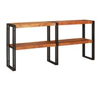 vidaXL Tavolo consolle Marrone Legno di Acacia Massello