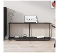 VIDAXL - Tavolo Consolle Nero 180x35x75,5 Cm In Vetro Temperato