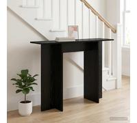 vidaXL Tavolo consolle Rovere Nero 100 x 30 x 75 cm, Tavolo d'ingresso elegante, console moderna dal design snello, complemento d'arredo per il soggiorno, esposizione funzionale