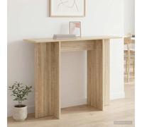 vidaXL Tavolo consolle Rovere Sonoma 100 x 30 x 75 cm, Tavolo d'ingresso elegante, console moderna dal design snello, complemento d'arredo per il soggiorno, esposizione funzionale