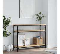 vidaXL Tavolo Consolle Rovere Sonoma 100x29x75 cm in Legno Multistrato