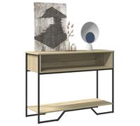 vidaXL Tavolo Consolle Rovere Sonoma 100x35x74,5 cm in Truciolato