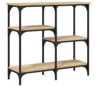 Tavolo consolle rovere Sonoma 80x29x75 cm materiale a base di legno