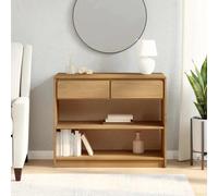 vidaXL Tavolo Consolle SAUDA Rovere 89,5x36,5x73cm Legno Massello Pino