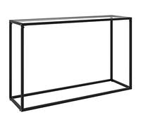 vidaXL Tavolo Consolle Trasparente 120x35x75 cm in Vetro Temperato