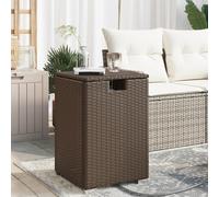 vidaXL Tavolo Copri Serbatoio Propano Marrone 40x40x60cm in Polyrattan