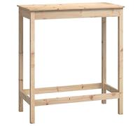 vidaXL Tavolo da Bar 100x50x110 cm in Legno Massello di Pino
