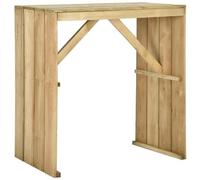 VIDAXL - Tavolo Da Bar 100x60x110 Cm In Legno Di Pino Impregnato