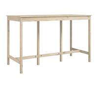 vidaXL Tavolo da Bar 180x80x110 cm in Legno Massello di Pino