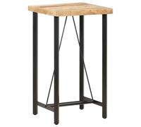 VidaXL Tavolo da Bar 60x60x107 cm in Legno Ruvido di Mango