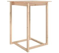VIDAXL - Tavolo da Bar 80x80x110 cm in Legno Massello di Pino