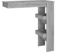 VIDAXL - Bancone Da Muro Grigio Sonoma 102x45x103,5 Cm Legno Multistrato