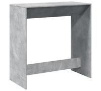 vidaXL Tavolo da Bar Grigio Cemento 102x50x103,5 cm Legno Multistrato