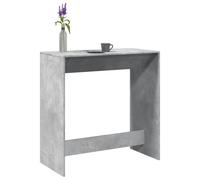 vidaXL Tavolo da Bar Grigio Cemento 102x50x103,5 cm Legno Multistrato