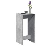 vidaXL Tavolo da Bar Grigio Cemento 51x50x103,5cm in Legno Multistrato