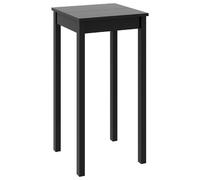 vidaXL Tavolo da Bar in MDF Nero 55x55x107 cm