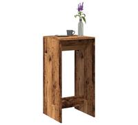 vidaXL Tavolo da Bar Legno Antico 51x50x103,5 cm in Legno Multistrato