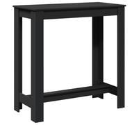 vidaXL Tavolo da Bar Nero 102x50x103,5 cm in Legno Multistrato