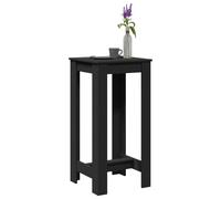 vidaXL Tavolo da Bar Nero 51x50x103,5 cm in Legno Multistrato, Tavolo Bar da Cucina, Tavolo da Bar, Arredamento da Bar, Tavolo Alto, Mobile da Bar
