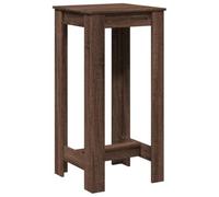 vidaXL Tavolo da Bar Rovere Marrone 51x50x103,5 cm in Truciolato, Tavolo Bar da Cucina, Tavolo da Bar, Arredamento da Bar, Tavolo Alto, Mobile da Bar