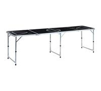 VIDAXL - Tavolo Da Beer Pong Pieghevole 240 Cm Nero