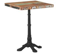 VIDAXL - Tavolo Da Bistrot 60x60x76 Cm In Legno Massello Di Recupero