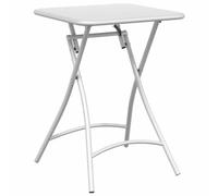 vidaXL Tavolo da bistrot Bianco 55 x 55 x 72,5 cm