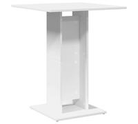 vidaXL Tavolo da Bistrot Bianco 60x60x75 cm in Legno Multistrato