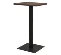 vidaXL Tavolo da Bistrot Cenere Scuro 50x50x107 cm Aggiungete un tocco di romantica atmosfera francese con il nostro elegante tavolo da bistrot. Il piano del tavolo è realizzato in truciolato melamini