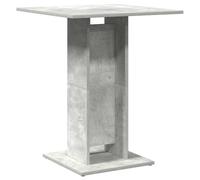 vidaXL Tavolo da Bistrot Grigio Cemento 60x60x75 cm Legno Multistrato