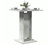 vidaXL Tavolo da Bistrot Grigio Cemento 60x60x75 cm Legno Multistrato Questo tavolo da bistrot è caratterizzato da un aspetto essenziale ed elegante e aggiunge un tocco accattivante ai vostri interni.