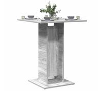 vidaXL Tavolo da Bistrot Grigio Sonoma 60x60x75 cm Legno Multistrato