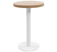 vidaXL Tavolo da Bistrot Marrone Chiaro 50 cm in MDF